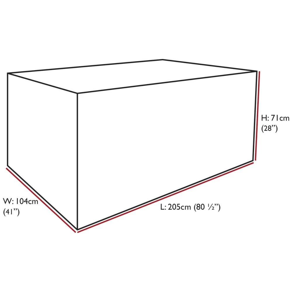 Oxbridge Green Large Table Waterproof Outdoor Garden Furniture Cover 6 Oxbridge Green Large Table Waterproof Outdoor Garden Furniture Cover - Image 4