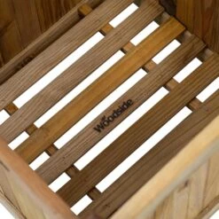 Woodside Stanfield Square Wooden Planter, Pack Of 2 -Serene Spaces VSRGM4GPPE2