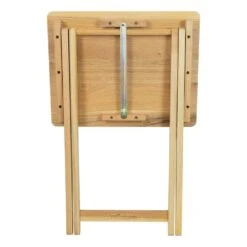 Woodside Yarmouth Wooden Side Table, Folding Outdoor Garden Coffee & Snacks Table -Serene Spaces W4AWKP4FU0A