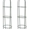 Woodside Irstead Metal Garden Obelisk, Steel Climbing Plant Support Cage, Pack Of 2 -Serene Spaces XF2J1IIRMGE