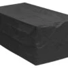 Woodside 4-6 Seater Rectangular Patio Set Cover BLACK -Serene Spaces Z5PGGGDSJVX
