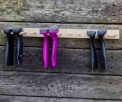 Woodside Wall Mounted Wooden Storage Rack For Wellington & Riding Boots -Serene Spaces ZGQK0JTGN2U
