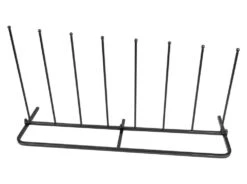 Woodside Steel Wellington Boot Rack 4 Pairs Walking Shoe Storage Stand -Serene Spaces ZGWXPIRZHPM