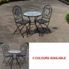 Woodside Postwick Mosaic Garden Table And Folding Chair Set Outdoor Dining Furniture -Serene Spaces w441 outdoorvalue lifestyle june 23 multi